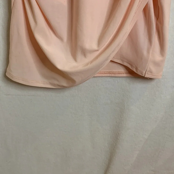 Lucy in the Sky Pink Blush Halter Backless Dress Size Small - Picture 4 of 9